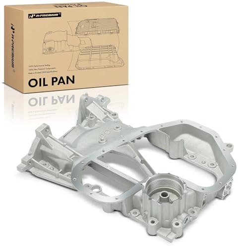A-Premium Upper Engine Oil Pan Sump with Drain Plug Compatible with Lexus ES350 2007-2018, 3.5L
