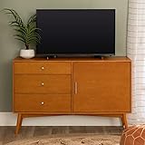 New Mid Century Modern Television Console-Acorn Finish