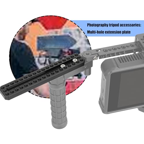 Image of Lightweight Camera Base Plate Extended Cheese Plate Feature Multi Device Mounting Slots For DSLR Video Equipment Quick Install Photography Expansion Board
