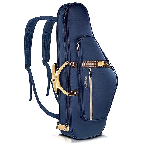 TianChunyue Alto Saxophone Case Sax Carrying Backpack Case with Backpack Straps Gig Bag Double Hidden Shoulder lightweight Bag