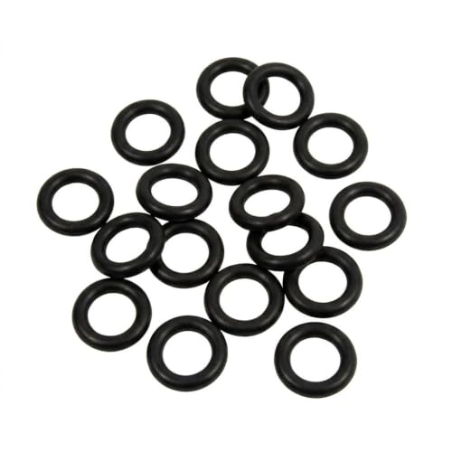 Image of Sparesdeal O ring | Oil Seal | Silicone Gasket Rubber | Washer Oring Set for Repair Kit (Pack of 10) (ID-6MM X THICKNESS-1 MM)