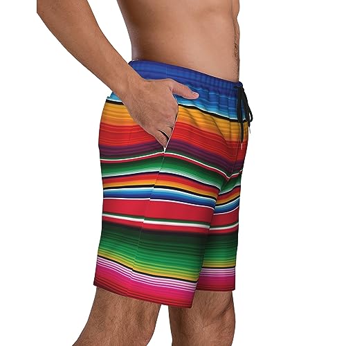 Mexico Gallery Serape Mens Swim Trunks Quick Dry Swim Shorts Swimwear Bathing Suits with Pockets2