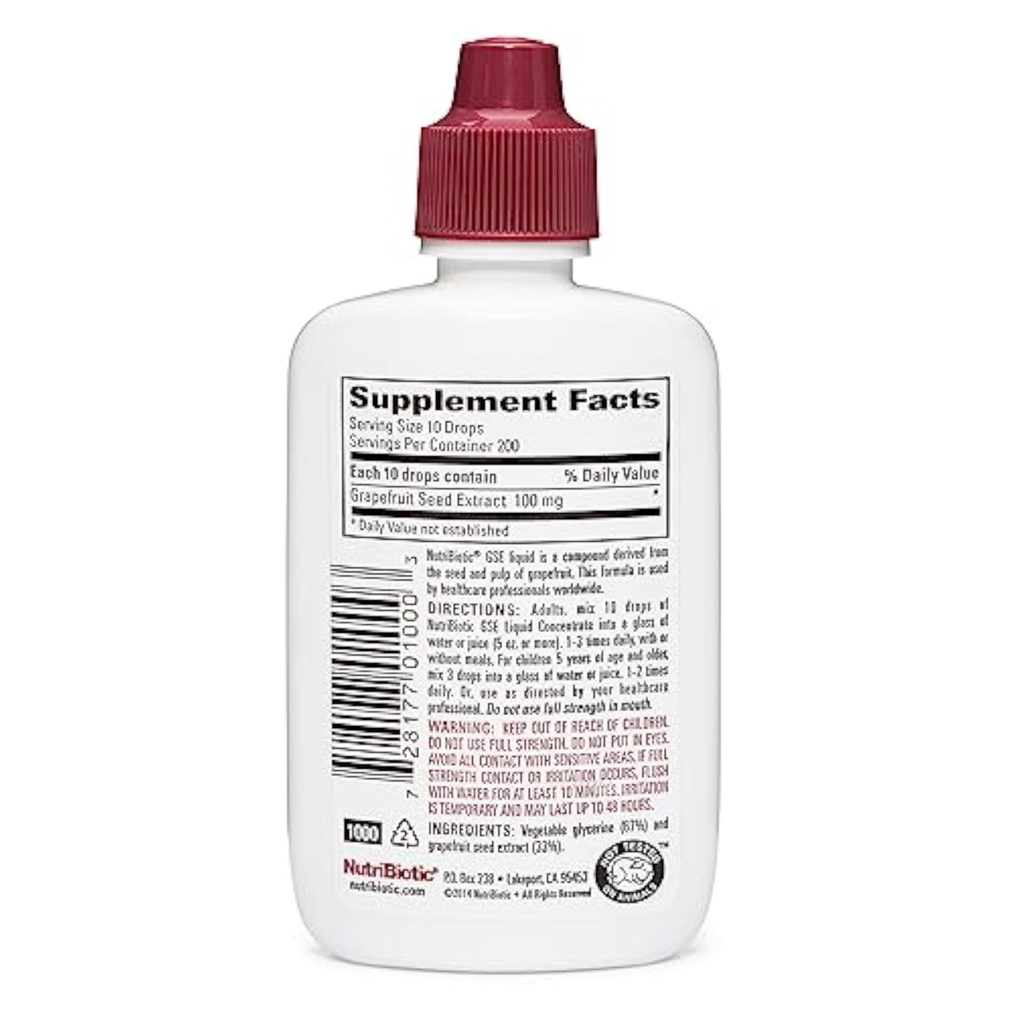 Nutribiotic GSE Liquid Concentrate, 2 fl oz, Immune Support