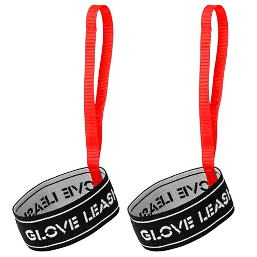 Aolamegs Women's Ski Glove Leash - 1 Pair Wrist Straps, Elastic Straps for Skiing, Perfect Mountaineering & Ski Accessories for Hanging Gloves (Size 5-9)