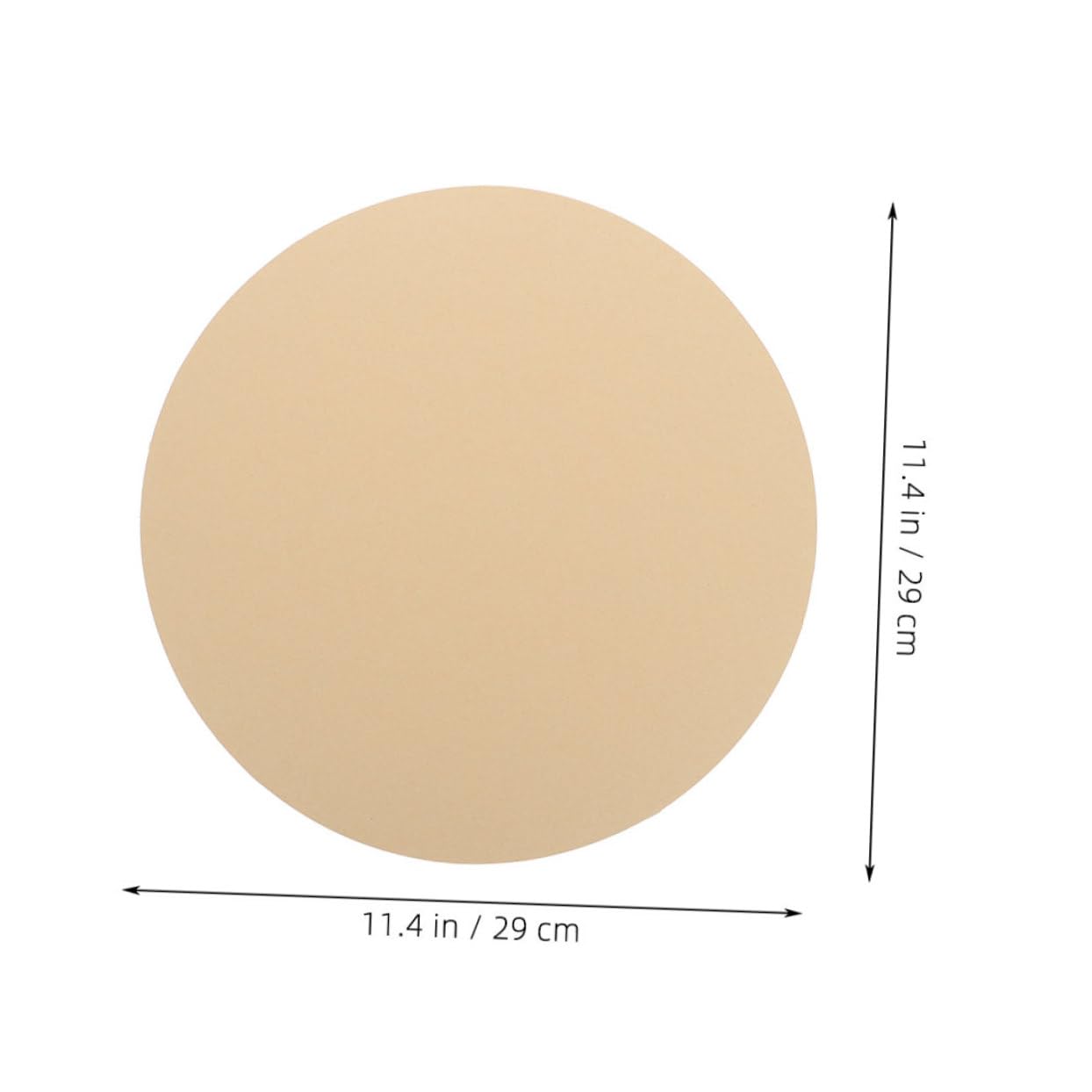 Beatifufu 25pcs Round Card Stock Paper DIY Card Making Paper Multipurpose Painting Material