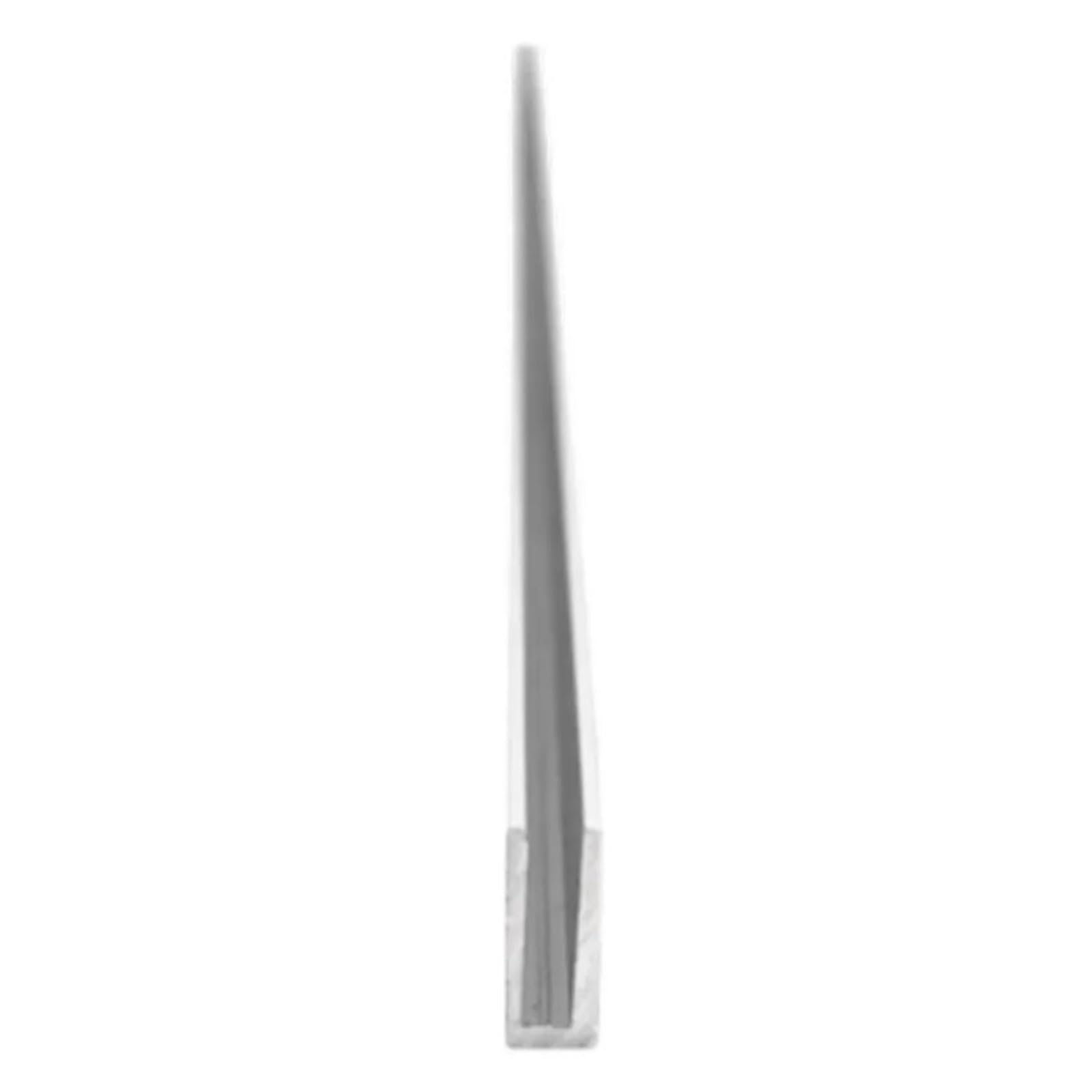 Aluminium En Forme De U Profilé en U aluminium, largeur extérieure 4 mm, 5, 6, 7, alliage d'aluminium, bord recouvert de verre(10x5x1mm,Length 50cm x2pcs)