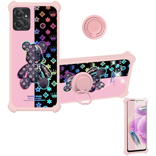 Funda para Motorola G Power 5G 2023 con protector pantalla vidrio templado XT2311DL