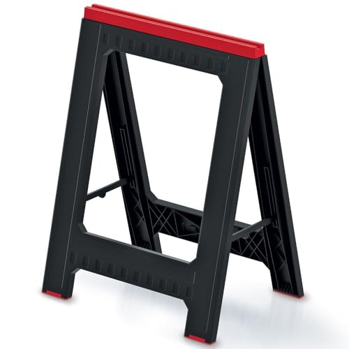 TITAN STAND Tréteau de Travail Pliant, 350 kg, Noir
