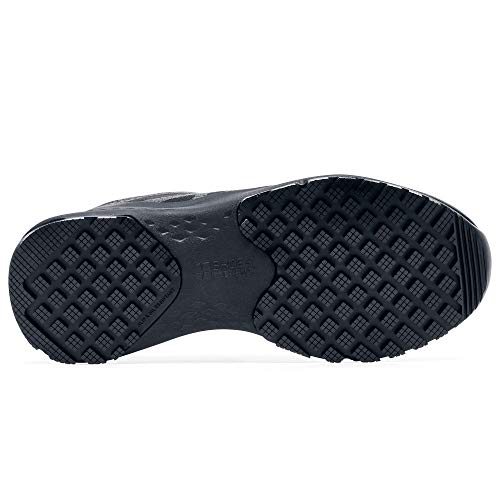 Shoes For Crews Heather Ii, Women's Soft Toe (St) Work Shoes, Slip Resistant, Water Resistant, Black, Size 8 Wide #TOP5