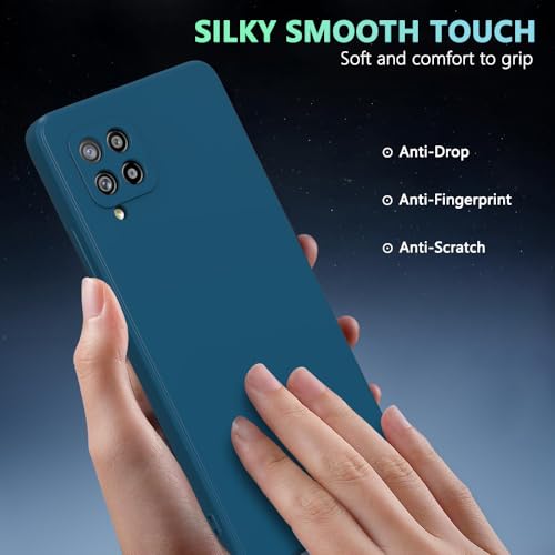 Image of for Samsung Galaxy A42 Case Dark Blue, Scratch Resistant with Soft Touch, Slim Thin Phone Cover for Samsung Galaxy A42