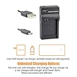 DSTE NB-4L Li-ion Battery (2-Pack) and Micro USB Charger Compatible for Canon PowerShot SD40 SD30 SD200 SD300 SD400 SD430 SD450 SD600 - Image 5