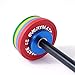 EVERYMATE Rubber Fractional Weight Plates Set Micro Weight Plate Pair of 0.25LB 0.5LB 0.75LB 1 LB for Olympic Barbells for Strength Training Micro Plates