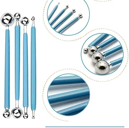 18Pcs Polymer Clay Dotting Sculpting Tools Kit and Pottery Indentation Embossing Supplies for Ceramic Modeling Carving Rock Painting Cake Fondant Decoration Ceramics Artwork Holiday Crafts Nail Art 4 41KJI6Jj mL. AC