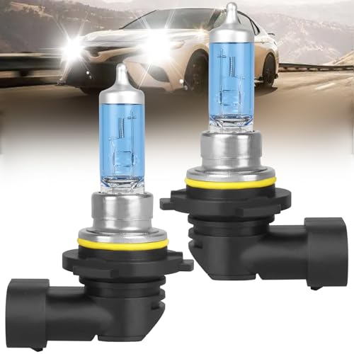 QUAYUB Fit for Toyota Camry 2002-2006 Halogen Fog Light Bulbs,9006/HB4 Fog Light Halogen Light Bulbs Replcement Bulbs,Plug and Play,Bright White,Pack of 2