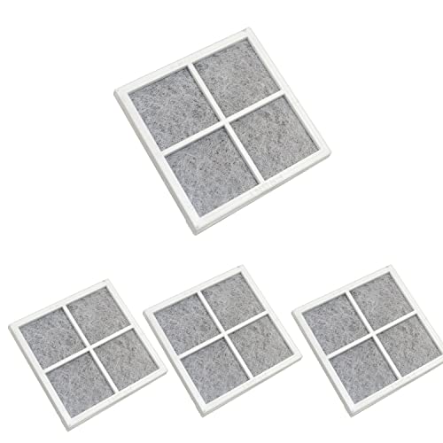 4X Refrigerator Fresh Air Filter Compatible with LG LT120F ADQ73214404 ADQ73334008 GF-V706MBL SG-5I700TSL GF-5D906SL GF-B590MBL GF-B590PL GF-D708BSL GF-D708MBSL GF-D725BML GF-L570MBL GF-L570PL
