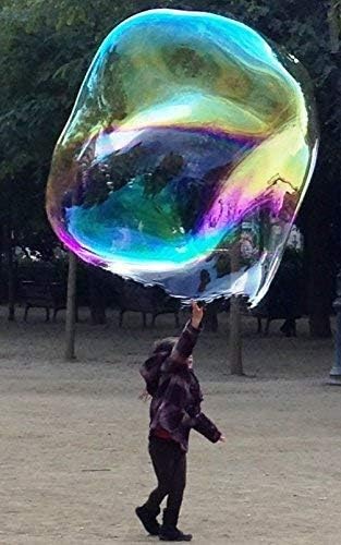 Miniatura 3 de WOWMAZING Edición de invierno burbujas gigantes incluye varita, 7 bolsas de concentrado de burbujas grandes y 8 calcomanías que brillan en la