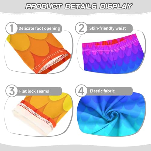 Toddler Girls Leggings Printed Yoga Pants Leggings Rainbow Dot for Kids3