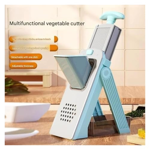 Cortador de verduras ajustable 5 en 1 para cocina miniatura 4