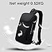 BANGE Mens Sling Bag, Waterproof Man Bags Crossbody, Casual Crossbody Backpack for Outdoors Hiking Traveling Men and Women-Black