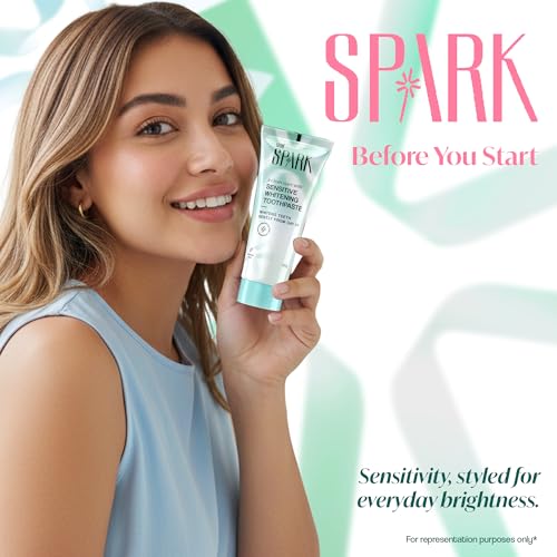 Image of STIM Spark Sensitive Whitening Toothpaste | Gentle Teeth Whitening from Day 5 | Sensitivity Relief from 6th Use | Whitening Toothpaste for Yellow Teeth | Enamel-Safe Dual Whitening Tech