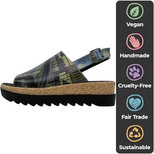 Image of DOGO Platform Sandals Women - Vegan and Handmade Wedge Sandals for Women