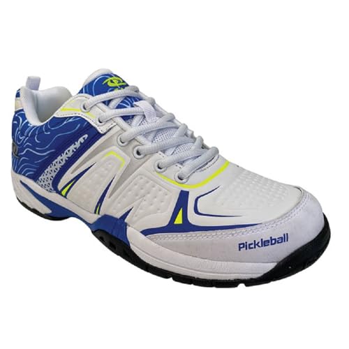 ACACIA DINKSHOT II Pickleball Shoes, White/Royal- Mens 7.0 /Womens 8.5
