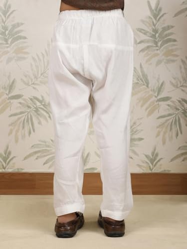 Image of POLKA TOTS Boys Cotton Pathani Set | Premium Pathani Kurta & Pyjama Set for Boys | Kurta Pajama for Kids Boy | Pathani Suit for Kids, Baby Boys & Toddlers | Ethnic Wear for Boy