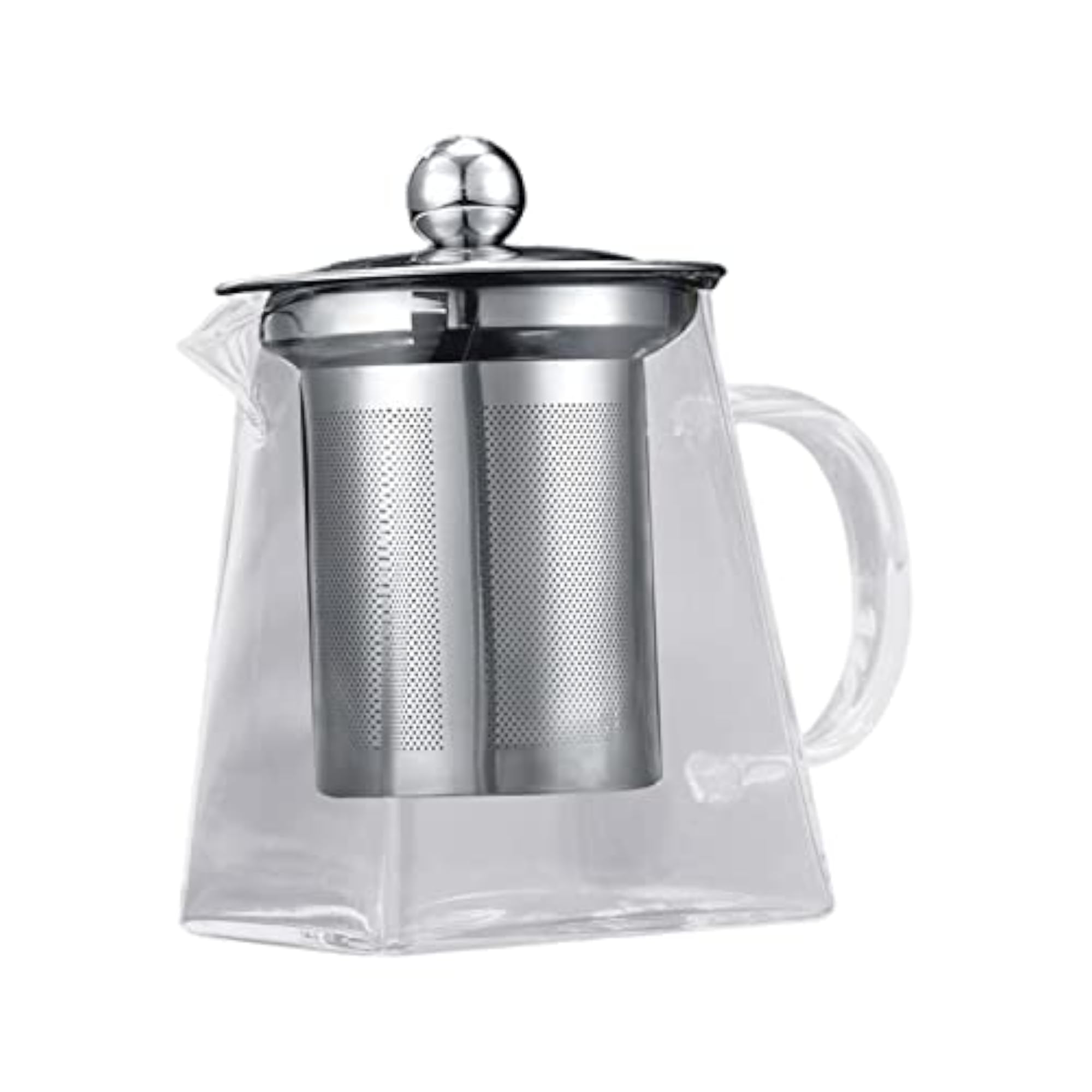 Glass Teapot with Strainer for Iced Tea Bags, 350ml