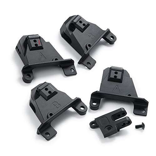 Que-T Aluminum Front Rear Shock Hoops Shock Tower Mount for 1 10 RC TRX-4 Upgrade Parts