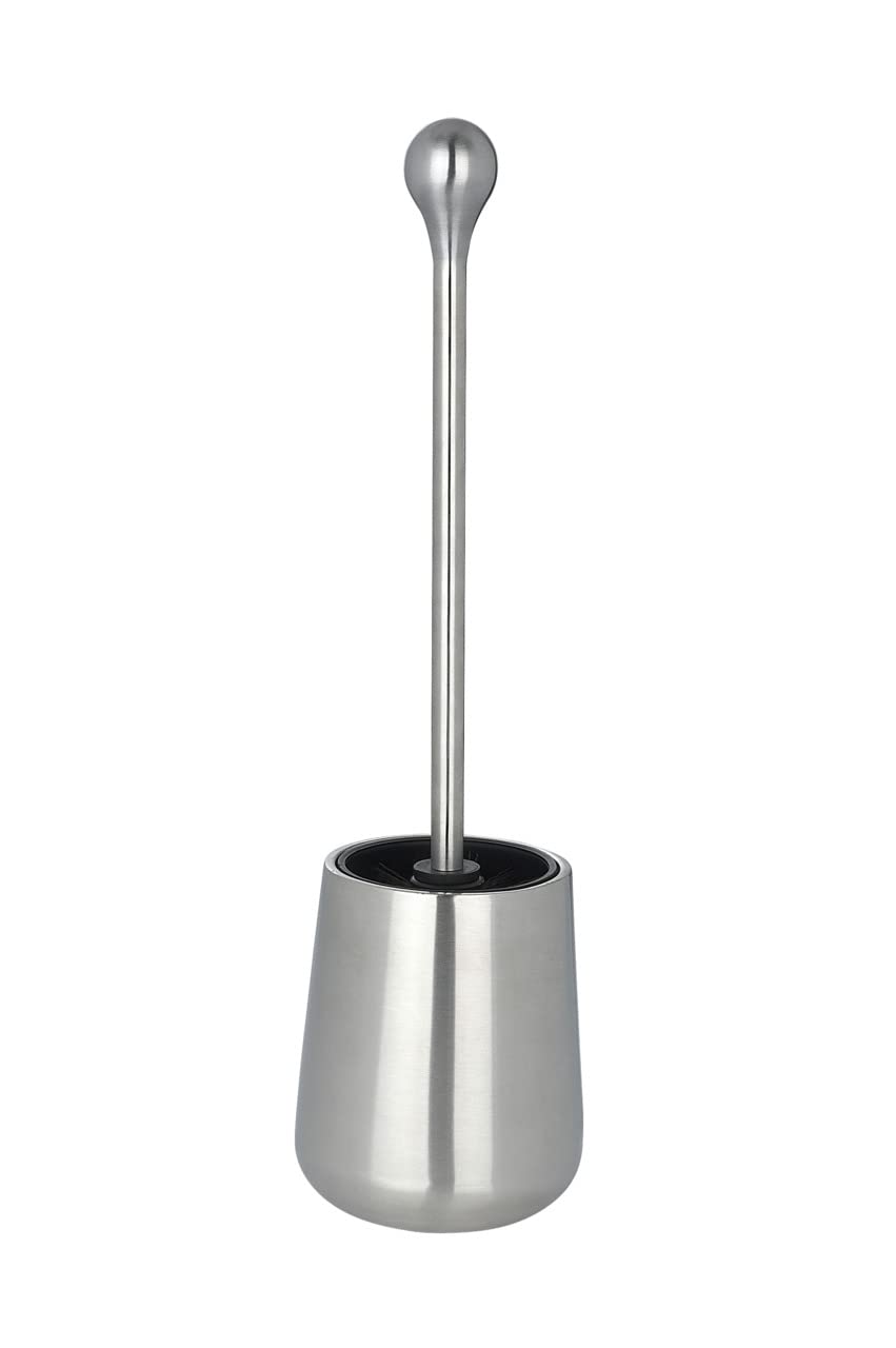 Wenko Escobillero Pieno Acero INOX - Forma Cerrada, Acero Inoxidable, 10.1 x 37.5 x 10.1 cm, Satinado — view 29