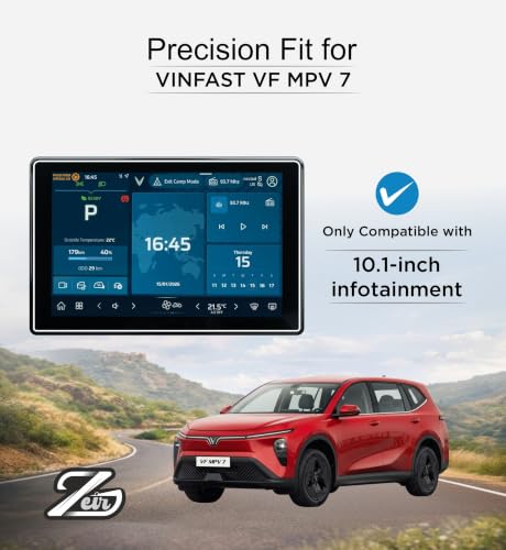 Image of ZEIR [2 PACK] Screen Protector Compatible With VINFAST MPV 7 & Limo Green | 10.1 Inch Infotainment Guard || Anti Fingerprint | Water Resistant || Scratch Vinfast VF New Car 9H Accessories 2026 [Not Tempered Glass]