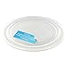 Produktbild DL-pro Universal Mikrowellenteller 24,5cm Glatt Drehteller Drehscheibe Teller Glasteller Glasplatte Glasdrehteller 245mm Rund Ersatz für Microwelle Mikrowelle