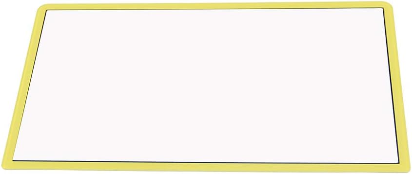 New 3DS XL Top Screen Protector Yellow Color Replacement, for Nintendo New3DS XL LL 3DSXL New3DSXL Handheld Game Console, Original Upper LCD Display Protection Mirror Surface Accessories