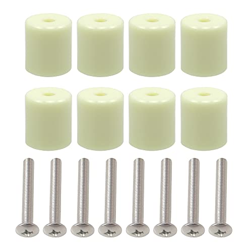 Kiload ナイロンスタイルルームベアリングロッドブラケット車用ルーフキャリアバー イレクターパイプ取り付け用 アタッチメント,のハンガーレールやアームレストブラケットとして使用できますΦ27.5mm NVAN ハイゼットカーゴ に適合