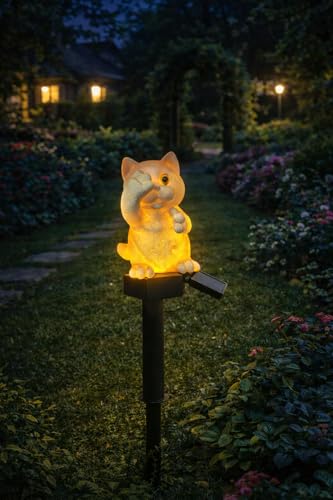 Image of CBK CAT Garden Solar Lights Outdoor Cute Bird LED Decorative Waterproof Garden Stake Lights, Lawn Lamp Light for Garden, Balcony, Patio, Yard Landscape Lighting