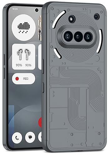 Image of Kapa Double Dip Full 360 Protection Back Case Cover for Nothing Phone 3A 5G (Grey)
