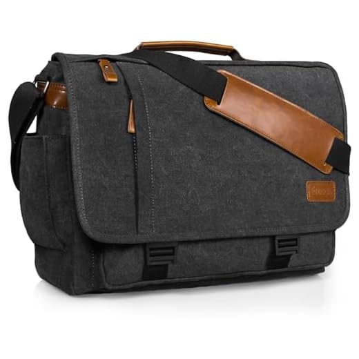 Stylish Water-Resistant Messenger Bag for Work
