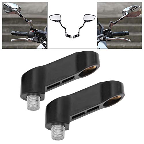 Fyearfly Adattatore per Prolunghe per Specchietti Retrovisori in Alluminio per Moto per Filettatura, Alzatesta per Specchie, Kit adattatore per specchietti retrovisori per moto Prolunga per montaggi