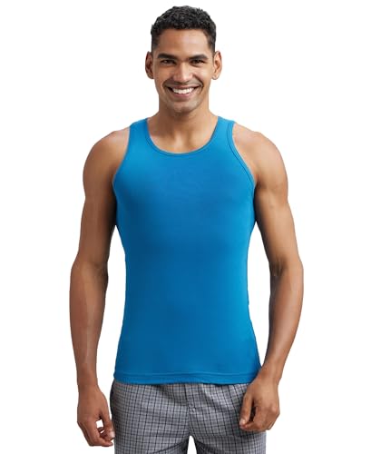 Jockey Men's Solid Regular Fit Vest Jockey Men's Solid Regular Fit Vest