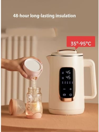 Tetera eléctrica inteligente 1.5L con control digital miniatura 4