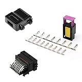 24-Pin-ECU-Automobil-Aluminiumgehäuse, Kastengehäuse, Auto-LPG-CNG-Konvertierungs-ECU-Controller mit Auto-Anschlüssen 211PC249S0005(Black Whole Set)