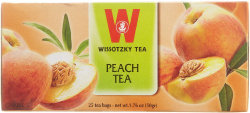 Wissotzky Peach Tea, 1.76-Ounce Boxes (Pack Of 6) #TOP2