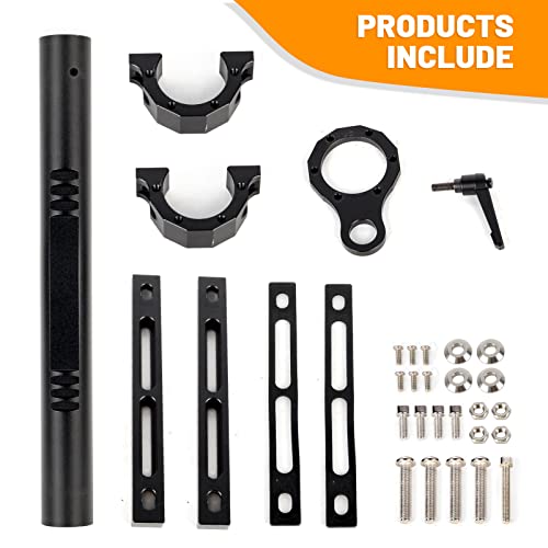 Eois Slideable Antenna Mount Flagpole Holder Flagpole Bracket Multi-Function Tailgate Hinge Mounted With Rubber Pad For Ford Bronco 2021 2022 2023 #TOP6