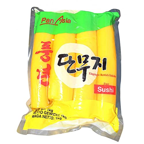1000g Tokyo Takuan eingelegter gelber Rettich, Daikon, Oshinko für zB. Sushi Cover