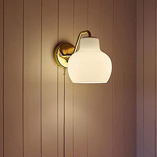 Accesorio de iluminación de pared de metal dorado para pasillo oscuro 4