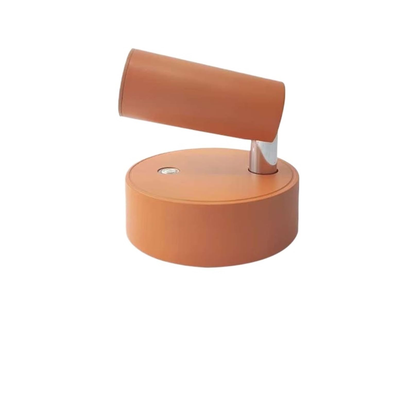 Aplique de Pared LED, luz de Pared inalámbrica LED Recargable por USB, Interruptor táctil, lámpara de Noche Regulable en Oro Blanco y Negro para Lectura (Naranja)