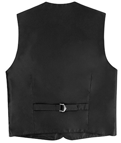 BOY'S Dress Vest & NeckTie Solid DUSTY PINK Color Neck Tie Set2