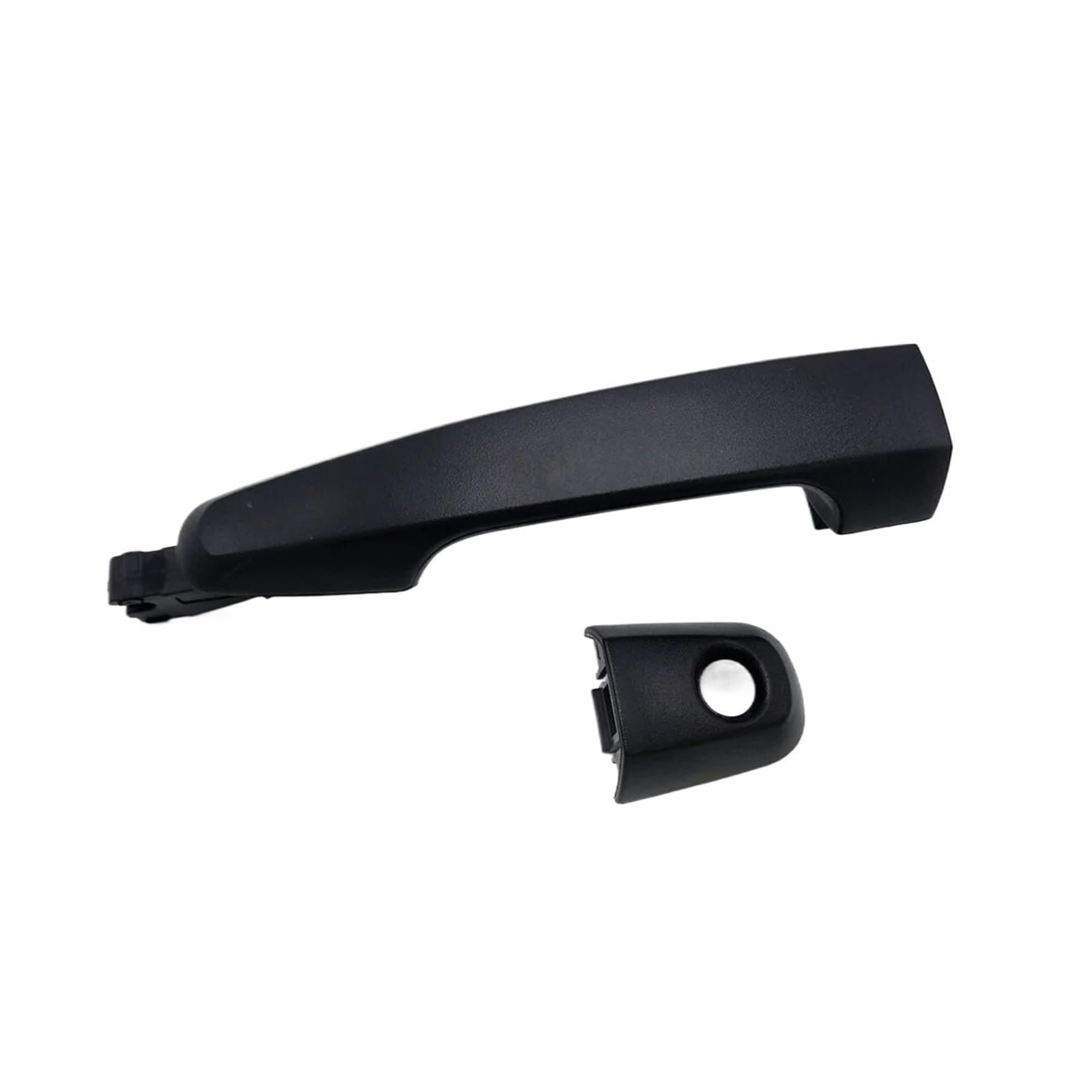 KLKWSFGFZK Outside Car Door Handle for Mitsubishi L200 Triton 2005-2015 5716A031 Front and Rear Left Right Smooth Black Exterior Car Door Handle Set(Left)
