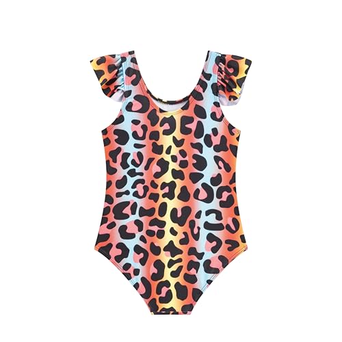 Image of LIZENS Girls Swimwear One Piece Swimsuit Toddler Cute Beach Bathing Suit