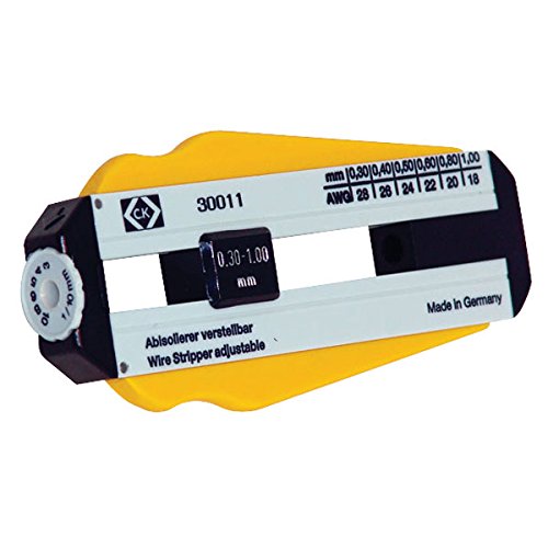 C.K. TOOLS 330011 Wire Stripper Size 3 Range 28 to 18 AWG, 0.30-1.00 mm